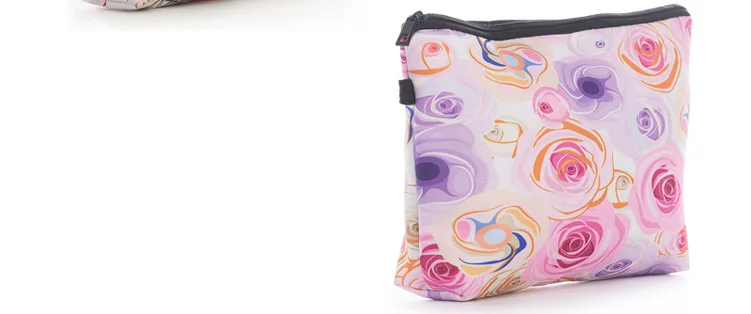 Miyahouse женская сумка для путешествий с цветочным рисунком и листом, косметичка, сумки для макияжа, женские сумки на молнии, маленькие высококачественные сумки для макияжа