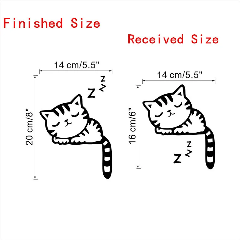 Sleeping Cat Light Switch Sticker Sleeping Cat Light Switch Sticker