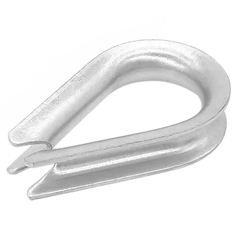 

M6 1/4inch Diameter Wire Rope Cable 6mm Thimbles Rigging 20PCS