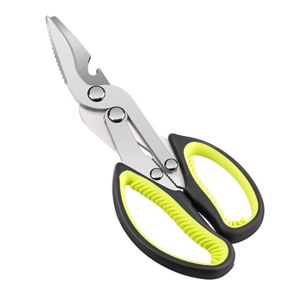 

8.5" Heavy Duty Steel Kitchen Scissors Powerful Vegetable Chicken Bone Barbecue Meat Cutting Scissors Meat Cutter Kitchen Knives