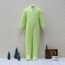 Детские комбинезоны для мальчиков и девочек 8-9 лет; двухслойная плотная одежда; зимняя теплая детская одежда