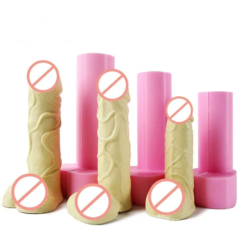 Sexy-Penis-Cake-Silicone-Mold-For-Handmade-Soap-Candle-Polymer-Clay-Molds-3-Size-Cake-Decorative