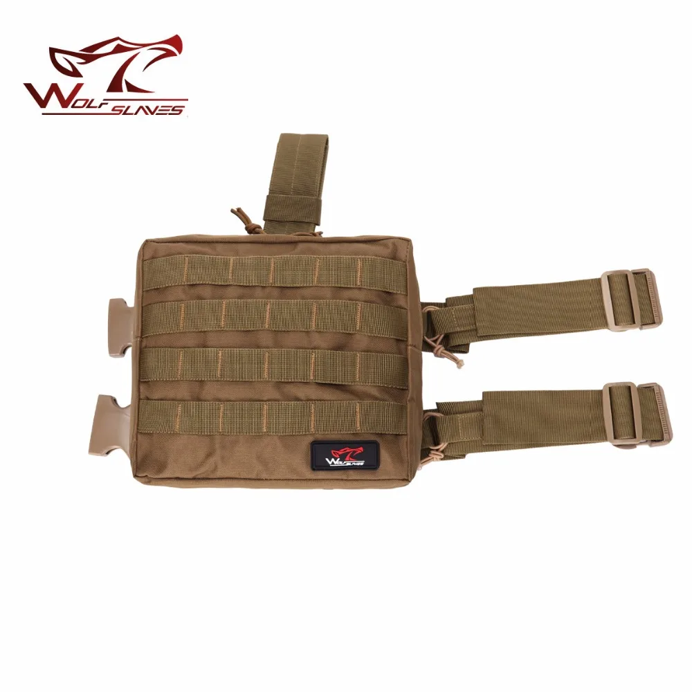 

V2 Military Hunting Accessories Bags MOLLE Tactical Magazine Pouch Flashlight Shooting Pocket Drop-Leg Outdoor Airsoft Gear
