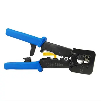 

RJ11 RJ45 6P 8P Network Pliers Tools Multi-function Cable Cutter Piercing Crystal Head Crimping Dual-purpose Pliers