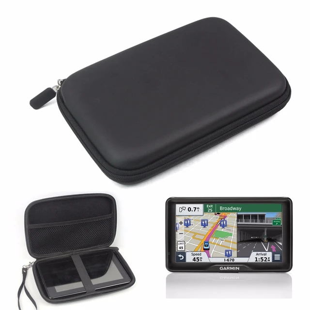 7 Inch Black Hard Shell Carry Bag Zipper Pouch Case For Garmin Nuvi TomTom  Sat Nav GPS - AliExpress