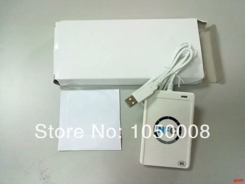 USB ACR122U NFC rfid Contactless Smart IC Card/tag Reader and Writer 13.56MHz +10pcs nfc IC Cards + 1 SDK CD nfc contactless readers acr122u usb nfc reader
