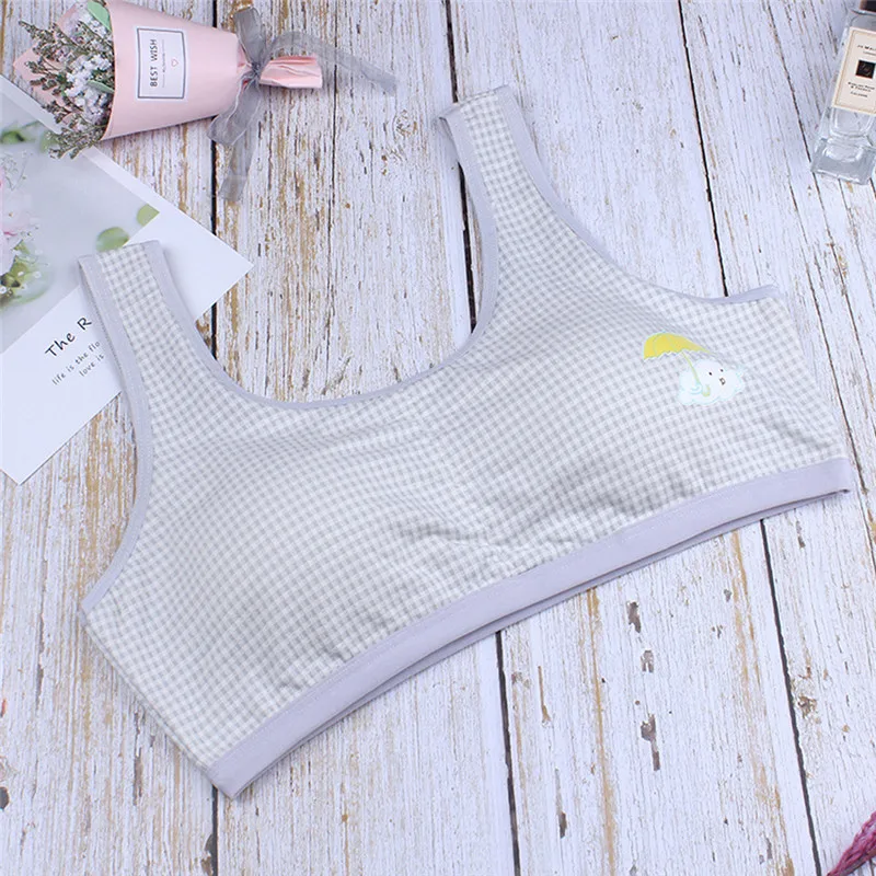 Girls cotton bra 2019 summer new Kids Girls Underwear Bra Vest Children Underclothes Sport Undies Clothes modis #4M08 (28)