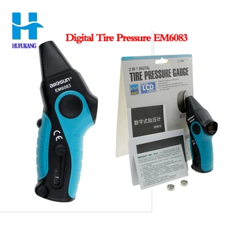 

allsun EM6083 Digital Tire Pressure Gauge Practical Tire Veins Depth Tester Automotive 2 in 1 Tester Backlight all-sun EM6083