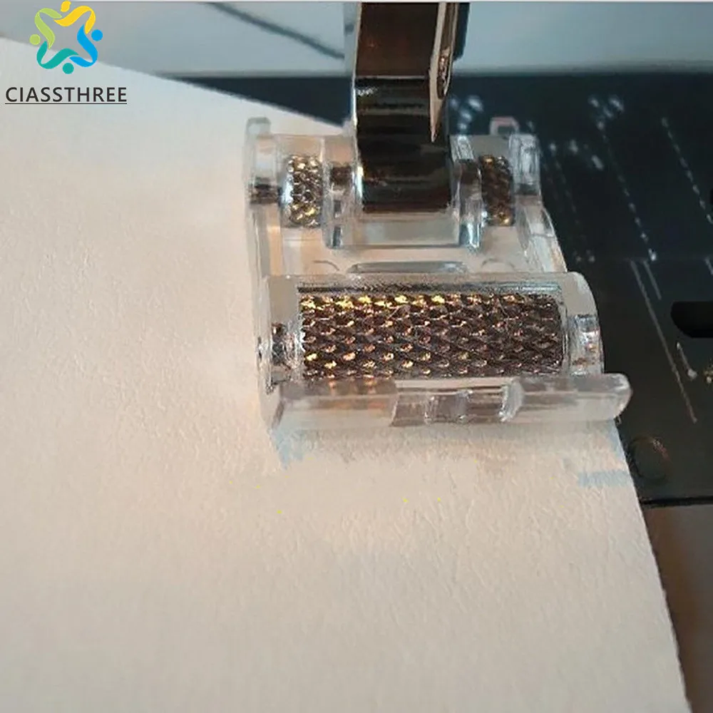

1Pcs Low Shank Roller Presser Foot For Snap Singer Brother Janome Sewing Machine