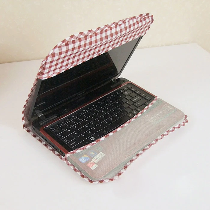 

Plaid Pattern Computer Dustproof Cover Reusable Dust Proof Computer Cover For 14 Inch Laptop