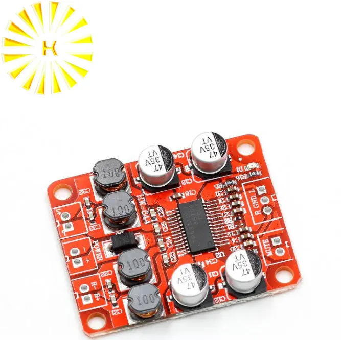 

TPA3110 Digital Power Amplifier Module 2x15W Dual Channel Stereo DIY Speaker Amplifier Electronics Design PCB DC 12V
