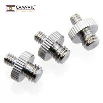 

Camvate 1/4"Male to 3/8"Male Double-ended Screw Adapter (pack of 3) C1228 camera photography accessories