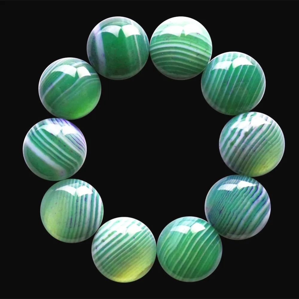 (10 pieces/lot) Wholesale Natural Onyx Agates Round CAB Cabochon 16x6mm Free Shipping Fashion Jewelry B0013784 | Украшения и
