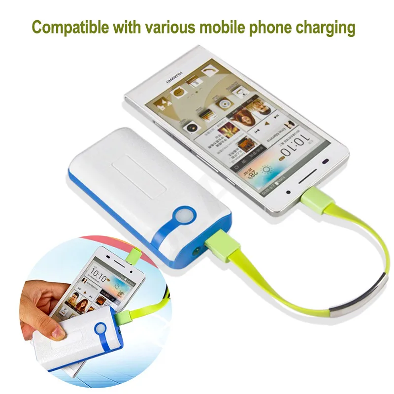 OLAF Outdoor Portable Mini Micro USB Bracelet Charger Data Charging Cable Sync Cord For Samsung Xiaomi Hauwei Type C Phone Cable