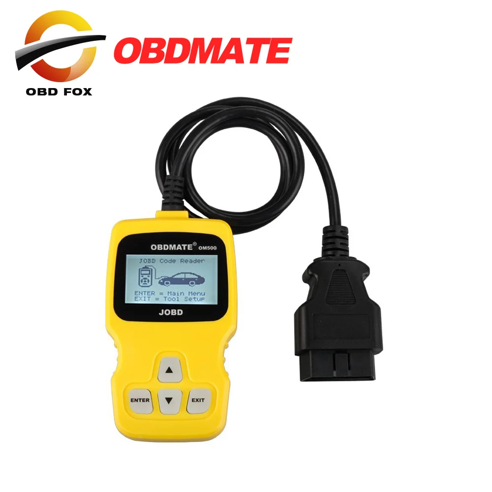 2017 топ продаж оригинальный OBDMATE OM500 JOBD/OBDII/EOBD считыватель кодов Бесплатная