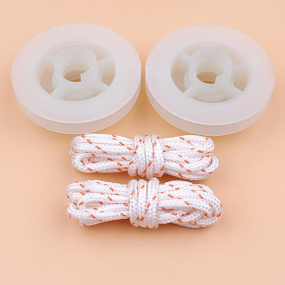 

Chainsaw 2500 Recoil Starter Pulley Rope Kit fit Chinese 2500 25cc Chain Saw Zenoah Komatsu G2500 Spares Parts Small Chainsaw
