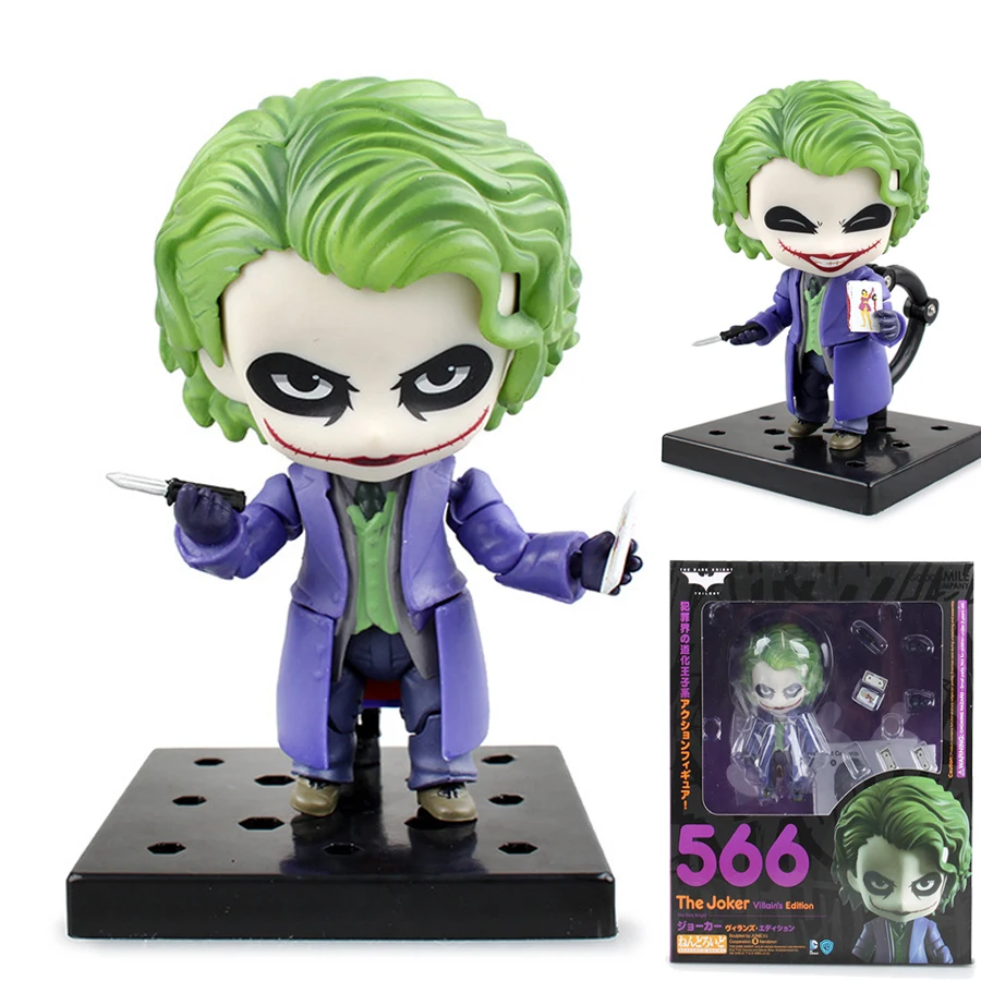 Bon Sourire Pvc Batman The Dark Knight Villain Edition 566 Le Joker Action Figure Anime Assembler Mobile Modele Jouet Cadeau Aliexpress