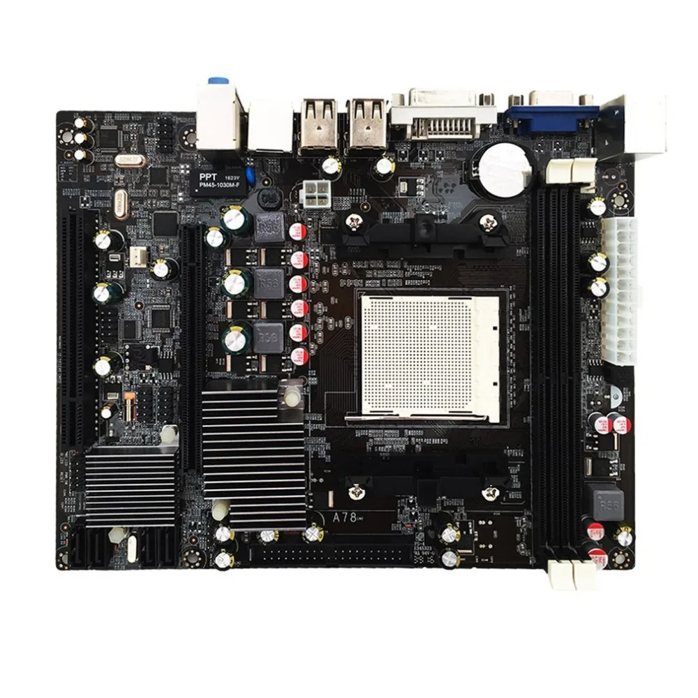 

High Performance A780 Desktop Computer Motherboard 780G Mainboard Support DDR3 Memory Dual Channel AM3 CPU 16G Memory Storage