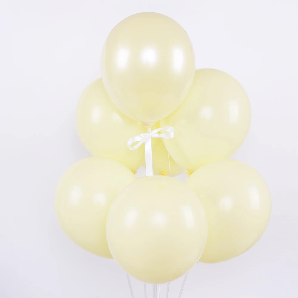 Macaron yellow balloons baby shower (4)