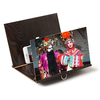 

3D Video Screen Amplifier Folding Enlarged Expander Multifunction Phone Holder Cellphone Screen Magnifier Eye Protection Display