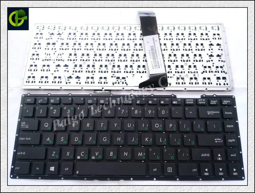 

Russian Keyboard for ASUS X450 X450CC X450E X450V A450 A450C A450V F401U F401A X450VC X450C X450VB K450V F451 RU Black