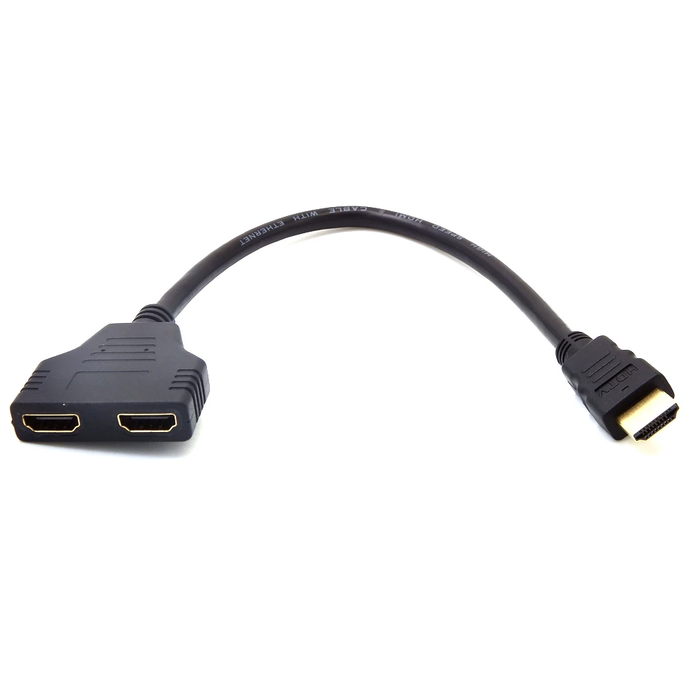 Разветвитель HDMI на 2 порта 0 3 м 1080P|Кабели HDMI| |