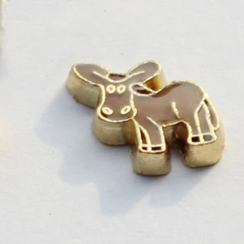 

20pcs/lot donkey floating living memory Charms