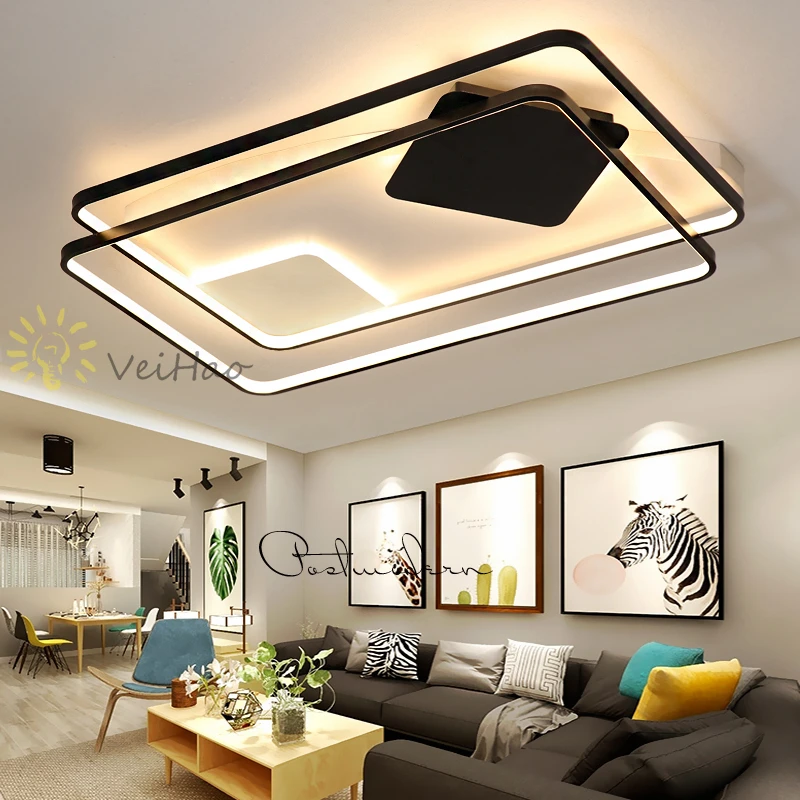 

Remote Control Modern led Ceiling Lights For Living room Bedroom Study room Ceiling Lamp Acrylic Home Deco Lighting Fixture