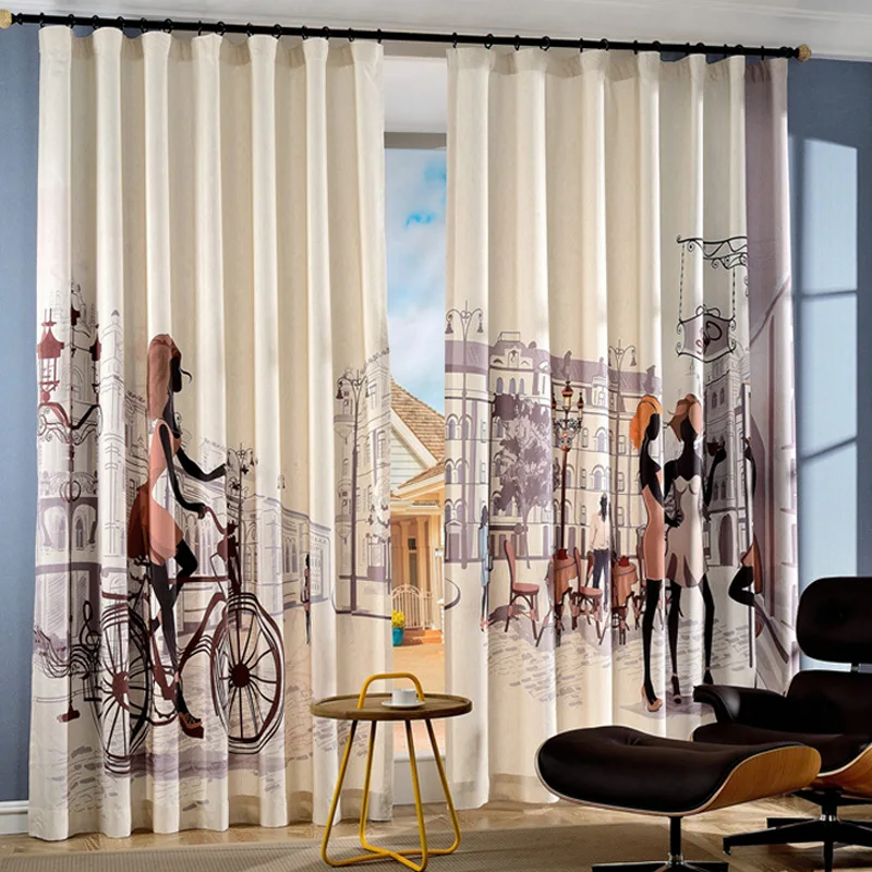 

Manufacturer's Direct Sale Curtain Fabric Modern Simple European Curtain Cotton-linen Shading Curtain Fabric