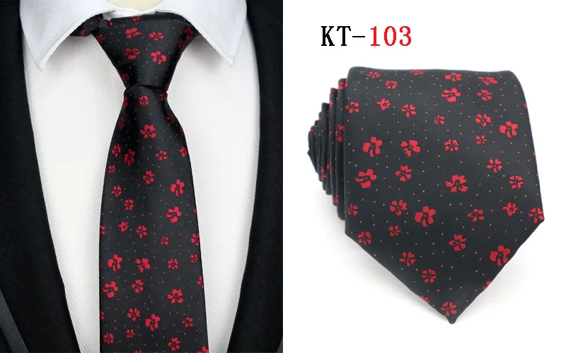 Мужские галстуки в полоску Пейсли Точка Цветочный 8 см жаккард Тканые Классические Аксессуары для галстуков повседневная одежда галстук