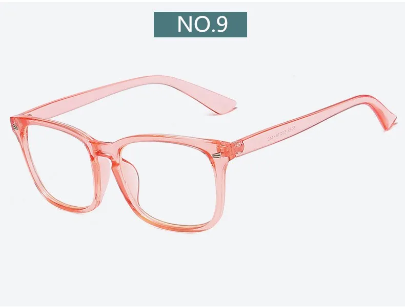 Прозрачные очки ретро прямоугольные очки оптические оправы для очков для женщин прозрачные оправы для очков поддельные очки