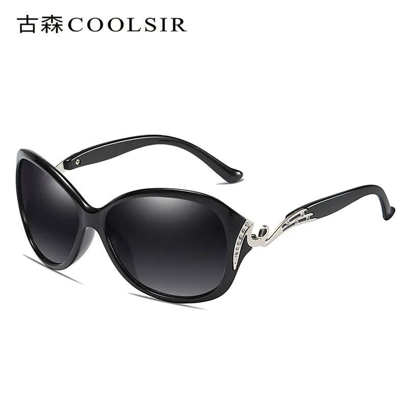 

Original Designer Design Women Sunglasses Polarized Sun Glasses Large Frame Oval Female Glasses Polaroid Lens Driving Glasses