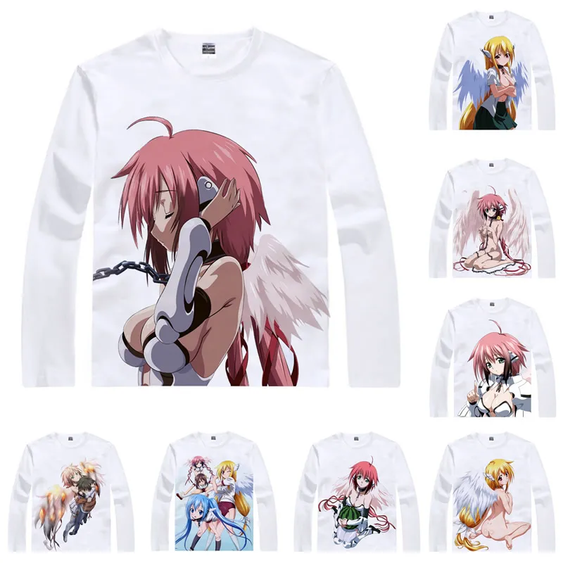 Coolprint Футболка с изображением в стиле аниме Sora no футболки Otoshimono мульти-стиль