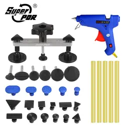 PDR инструмент Paintless Дент Ремонтный комплект для автомобиля Дент Съемник всасывания Чашки Горячие Пистолеты для склеивания для клея
