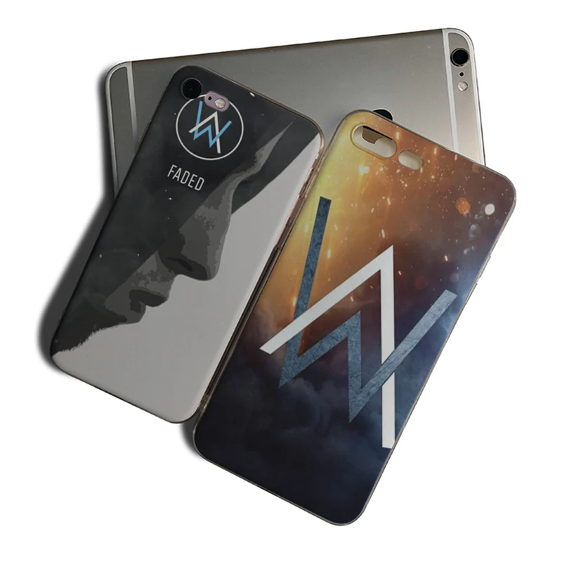 

IMIDO alan walker faded TPU Soft Back Cover Coque For Iphone 5 5S SE 6 6S 6PLUS 6SPLUS 7 8 7PLUS 8PLUS X XS XR XSMAX