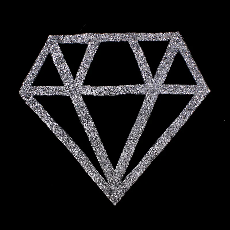 10piece-Diamond-Design-Beaded-Crystal-Rhinestones-Hotfix-Applique-Patches-Iron-n-Sticker-Motif-Embellishment-Craft-Sewing