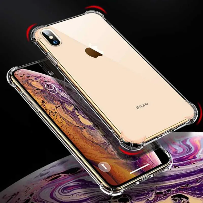 Ультратонкий прозрачный силиконовый чехол из ТПУ для iPhone 12 Mini 11 XS MAX XR 6 7 6S 8 Plus