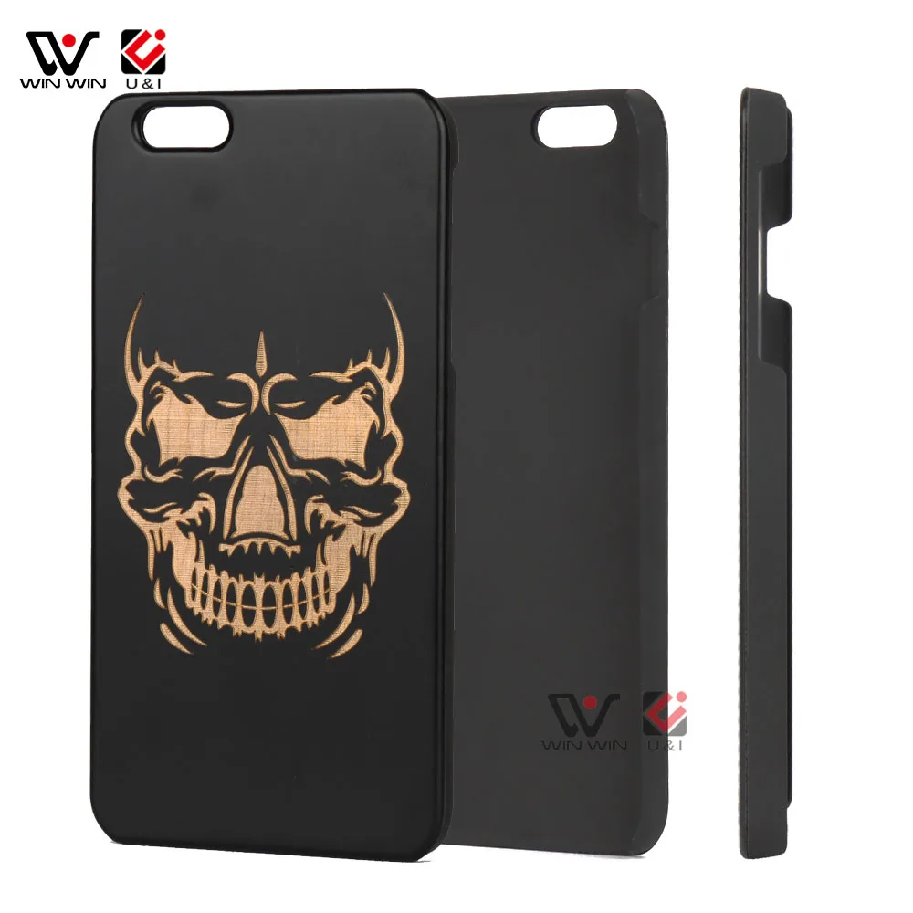 Devil Icon U&I Wood Case for Apple iPhone 6 6s 6plus