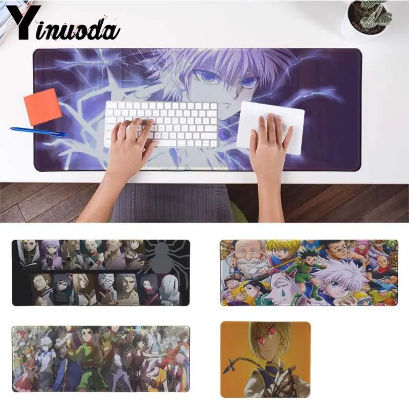

Yinuoda Top Quality HUNTERxHUNTE Office Mice Gamer Soft Mouse Pad Size for 18x22cm 30x90cm 40x90cm