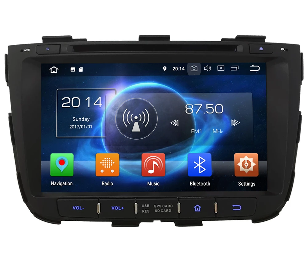 Flash Deal 8" Octa Core 4G Wifi Android 8.1 4GB RAM 64GB ROM RDS USD Car DVD Player Radio GPS Glonass Navigation For Kia Sorento 2013 2014 0