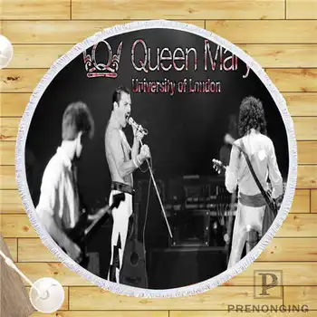 

Custom DIY Customized Microfiber Fabric queen band (1)@ Round Beach Blanket Towel Printed on Demand 150cm #19-01-28-4-150