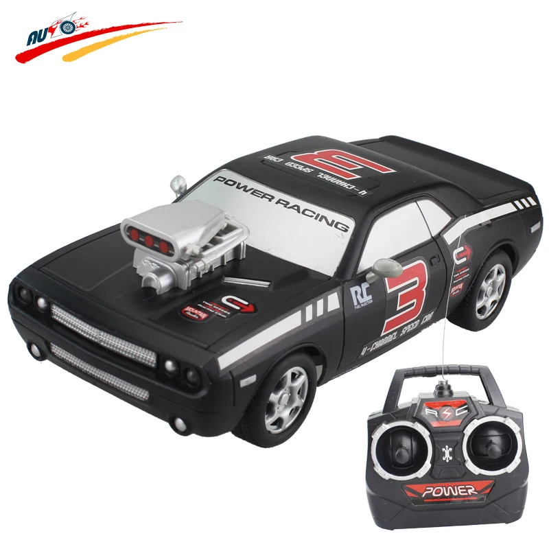 RC Car 4CH For Dodge Challenger High Speed Racing Car Remote Control Car Model Off Road