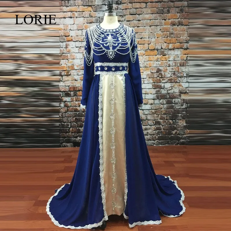 Кафтан Marocain вы Вечеринка платье 2018 Лори арабский Для женщин бордовый выпускного платья Длинные Кристаллы рукав Абаи в Дубае