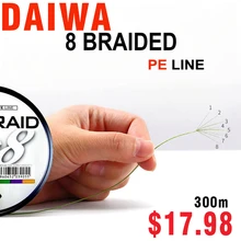 Linha de pesca marítima, J-BRAID 8a, 300m, 3 cores, 8 fios, monofilamento, 30-100lbs, pesca feita no japão