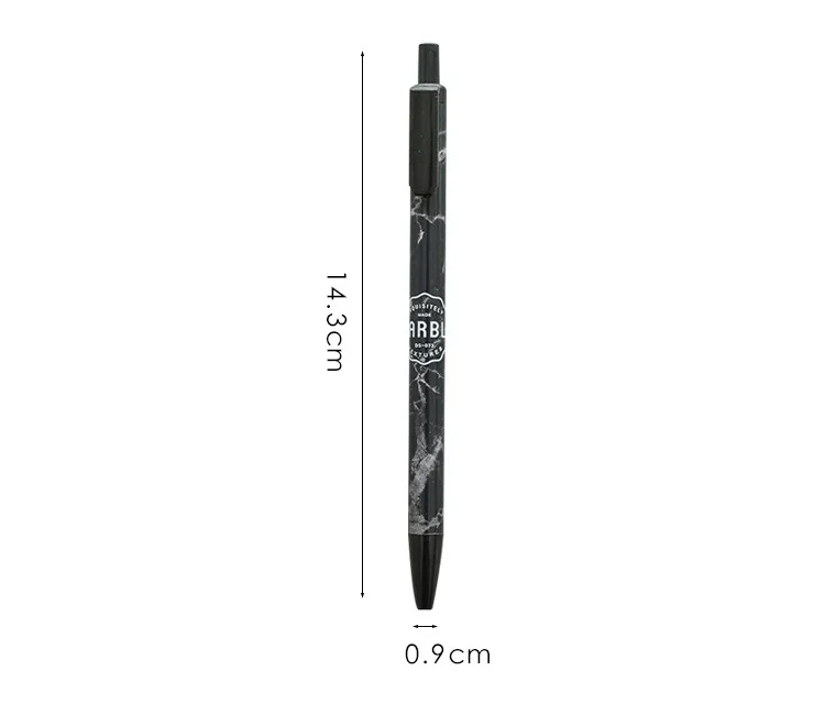 4 шт мраморная гелевая ручка 0,5 мм черная чернильная ручка подарок канцелярские принадлежности офисные принадлежности Школьные принадлежности FB503