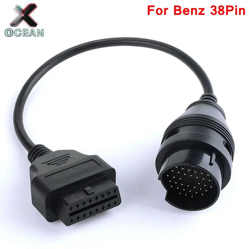 10 шт. OBD2 кабель для Mercedes Benz Sprinter 38 Pin OBD 2 16 автомобильный диагностический
