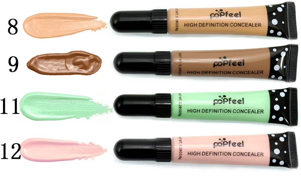 

Popfeel Liquid Concealer Foundation Hide Blemish Makeup Concealer For Women 12 Colors Cosmetic Makeup Tool TSLM2