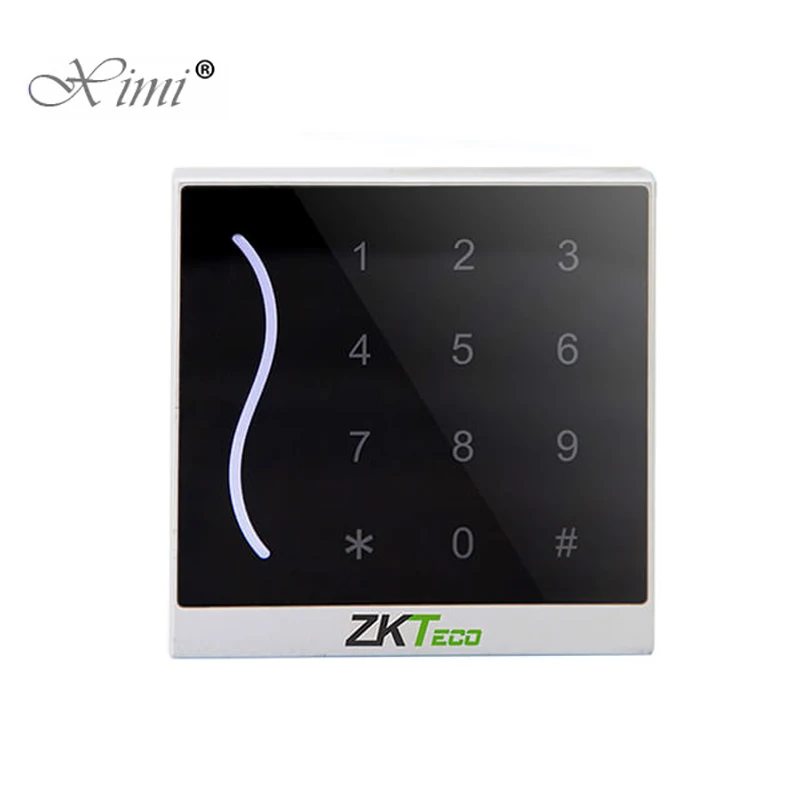 

New!!ZK Access Control Card Reader Wiegand34 MF Card IC Card Reader IP65 Waterproof Smart Card Reader With Keypad KR802B-M