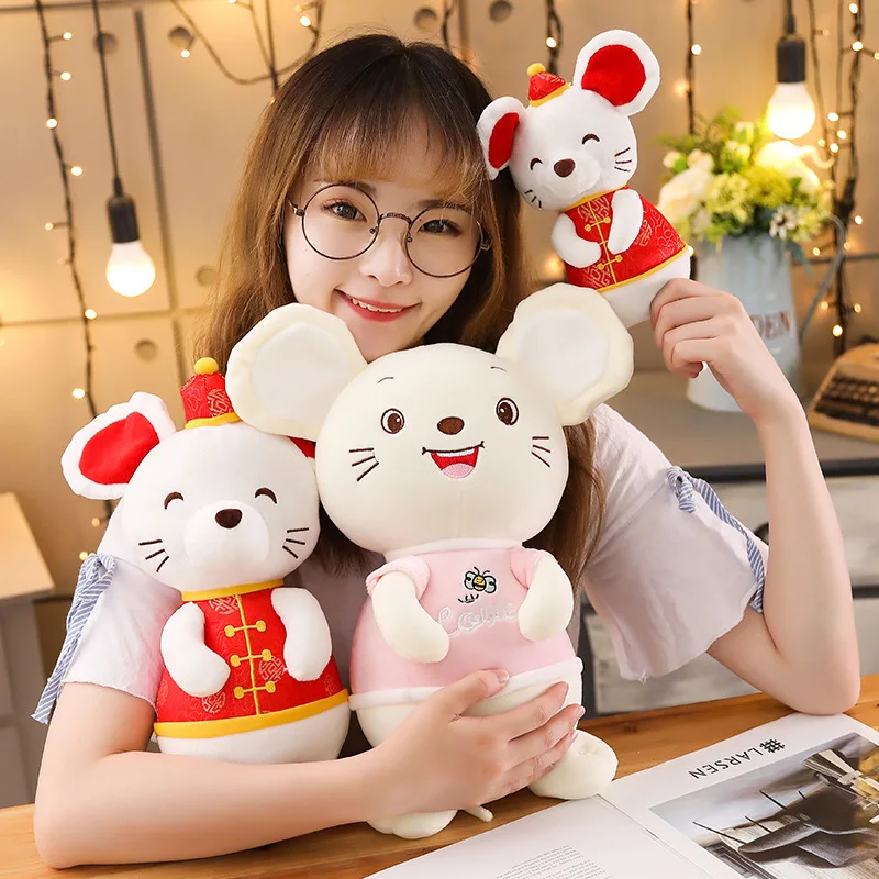 

20/28CM Mini Cartoon Rabbit Penguin Hamster Koala Stuffed Animal Toy Doll Cute Creative Furry Toy Gift Boy Girl Birthday Gift