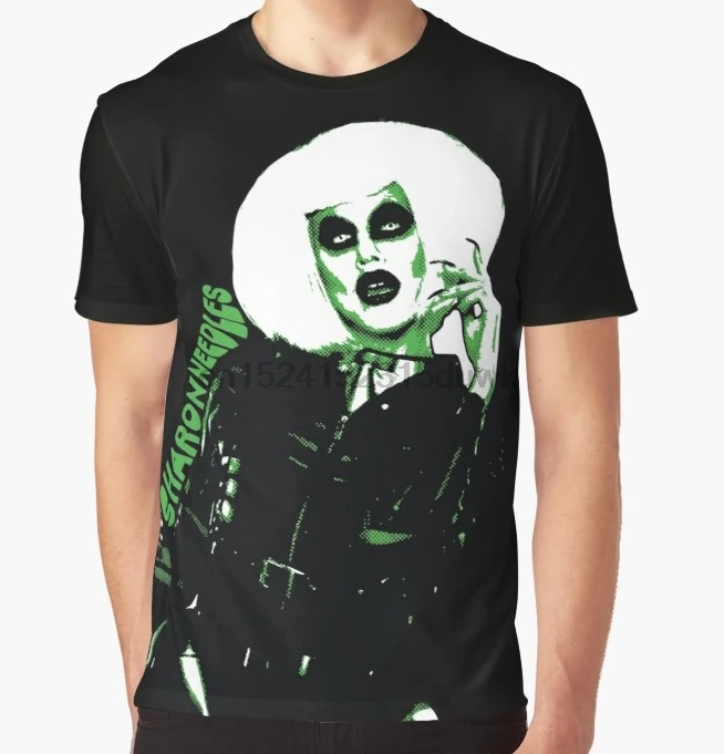 

All Over Print T-Shirt Men Funy tshirt Sharon Needles Short Sleeve O-Neck Graphic Tops Tee women t shirt